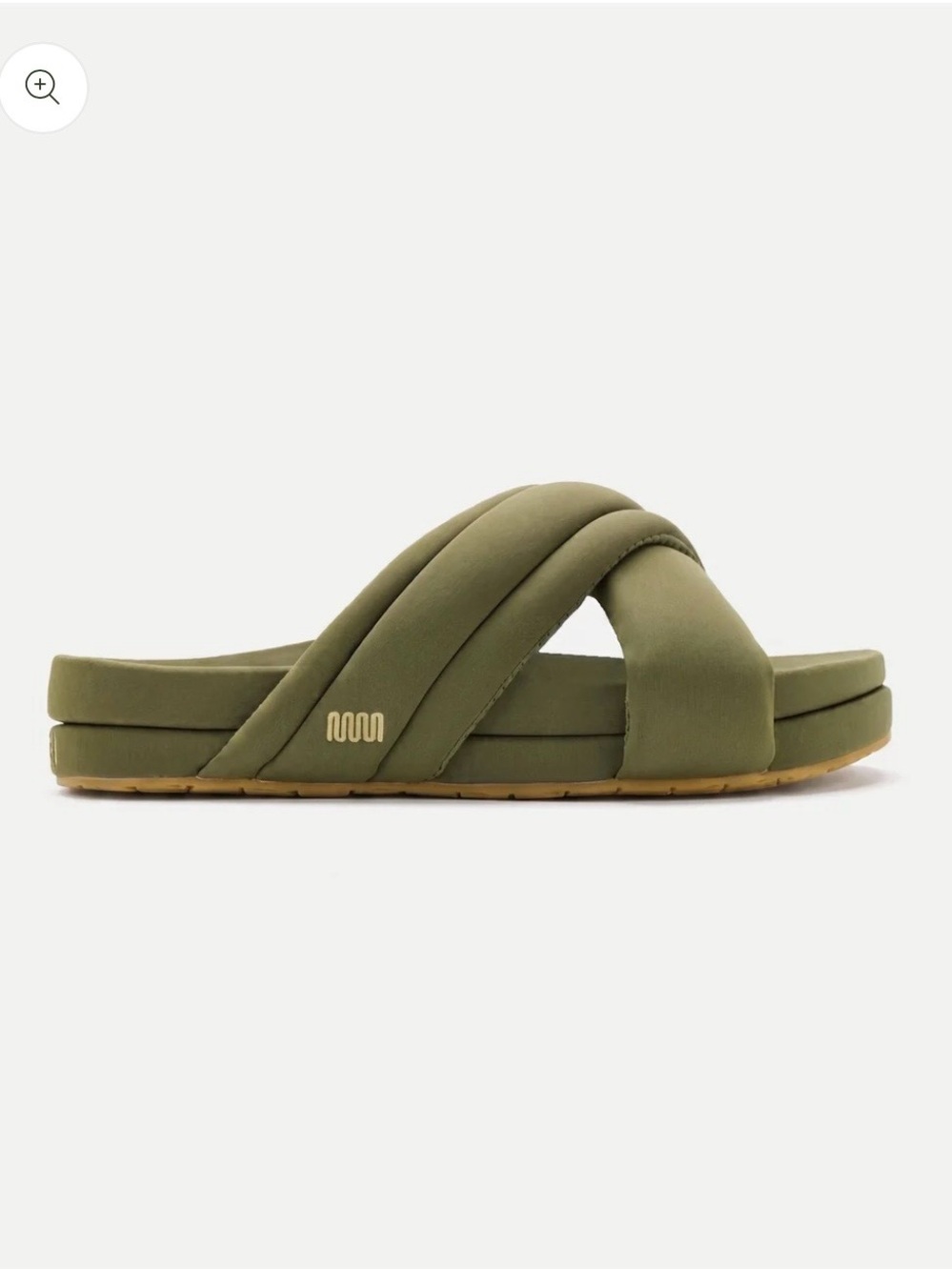 Coombi Huggy Slides Moss Green
